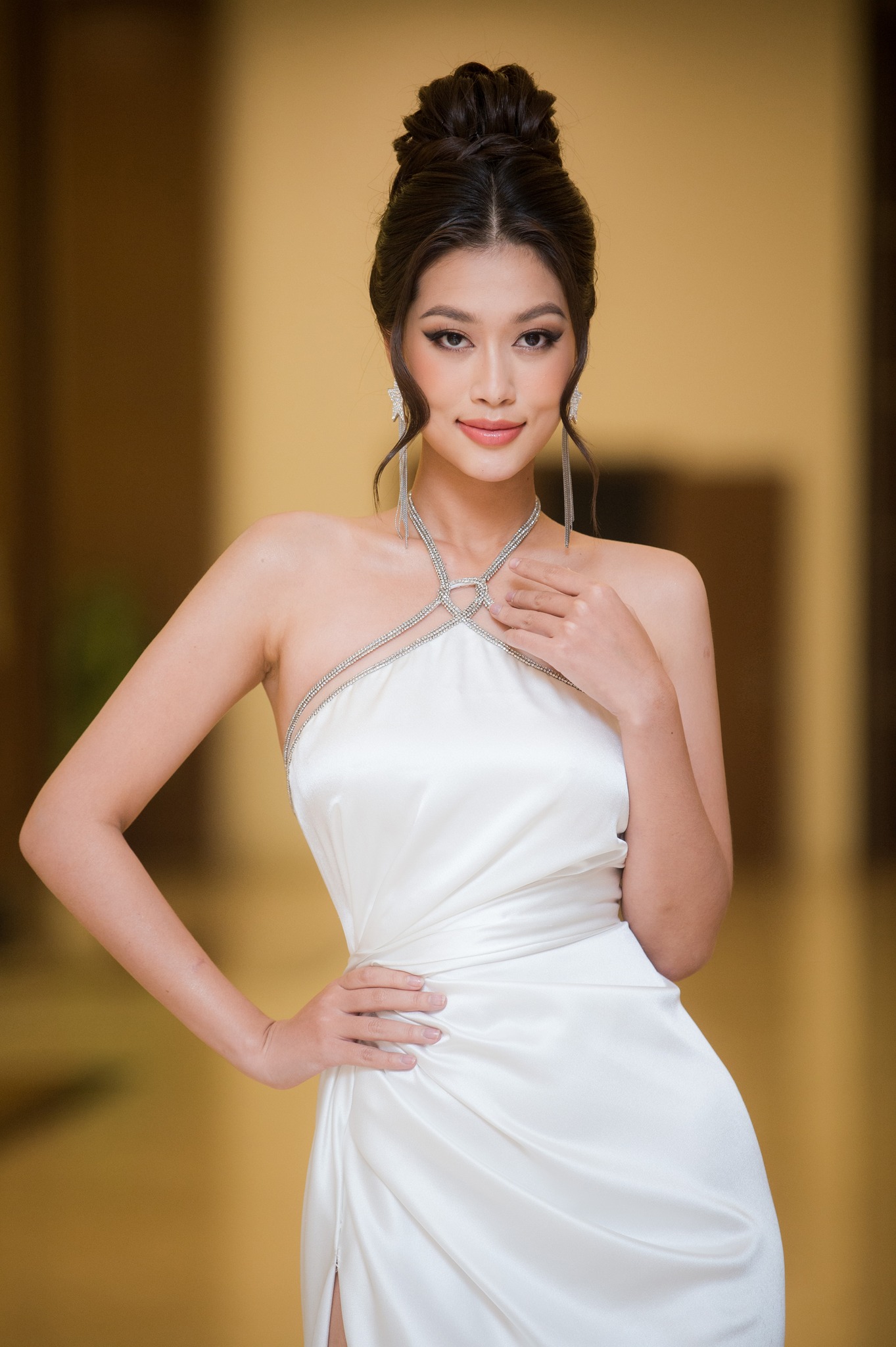 Thiên Ân là chân dài hot nhất nhì showbiz ở thời điểm hiện tại. Ảnh: FBNV