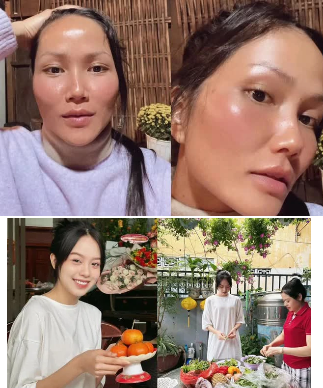 H'Hen Niê dọn nhà đến cháy da, Thanh Thủy mặt mộc vẫn xinh hết nấc khi về quê ăn Tết H'Hen Niê dọn nhà đến cháy da, Thanh Thủy mặt mộc vẫn xinh hết nấc khi về quê ăn Tết