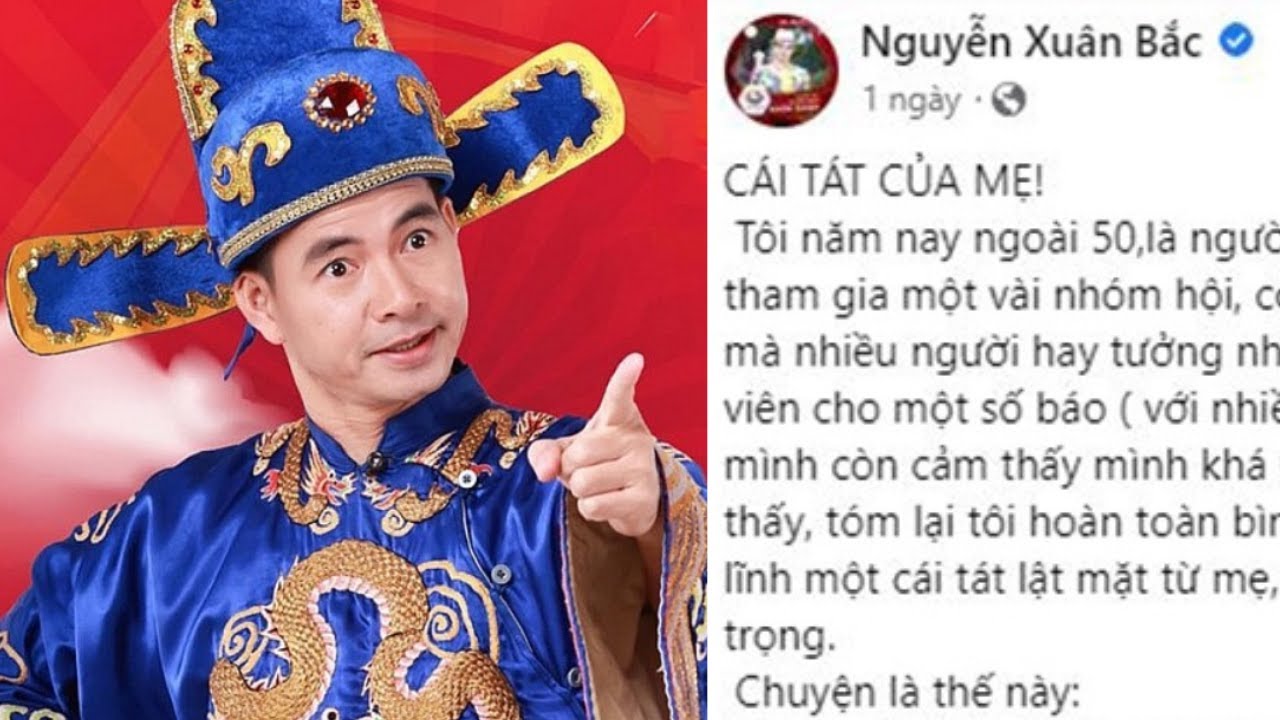 Bài đăng có tựa đề 'Cái tát của mẹ' của NSƯT Xuân Bắc tạo nên những tranh cãi gay gắt trên mạng xã hội