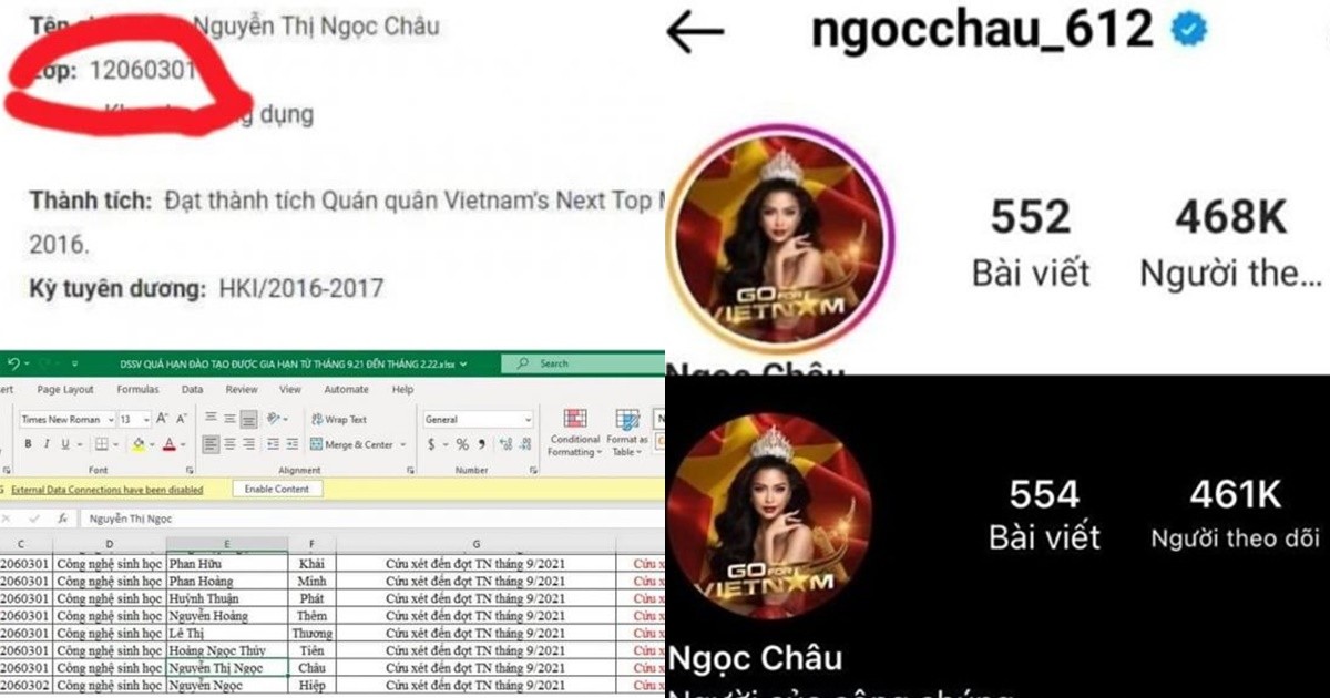 Ồn ào bủa vây khiến tên tuổi của Ngọc Châu bị ảnh hưởng nghiêm trọng, đặc biệt là sụt giảm lượng người theo dõi. Ảnh: Internet