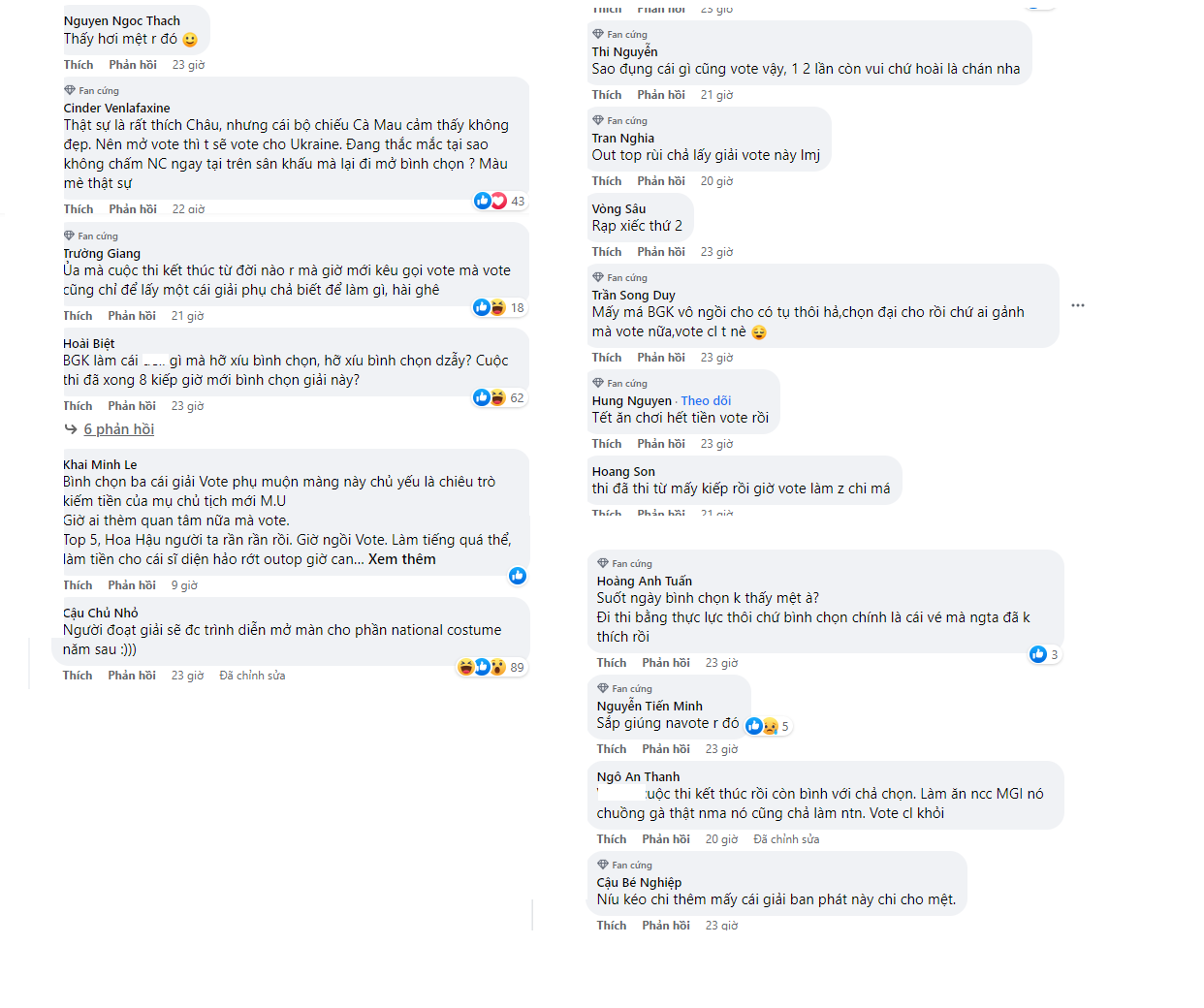 CDM bàn tán về việc Miss Universe mở cổng bình chọn dù đã gần 1 tháng diễn ra chung kết