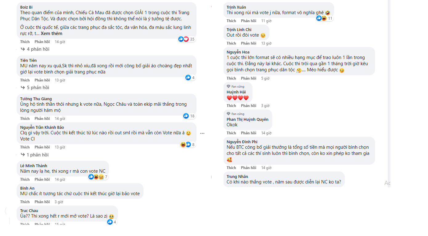 CDM bình luận dười bài viết của Ngọc Châu