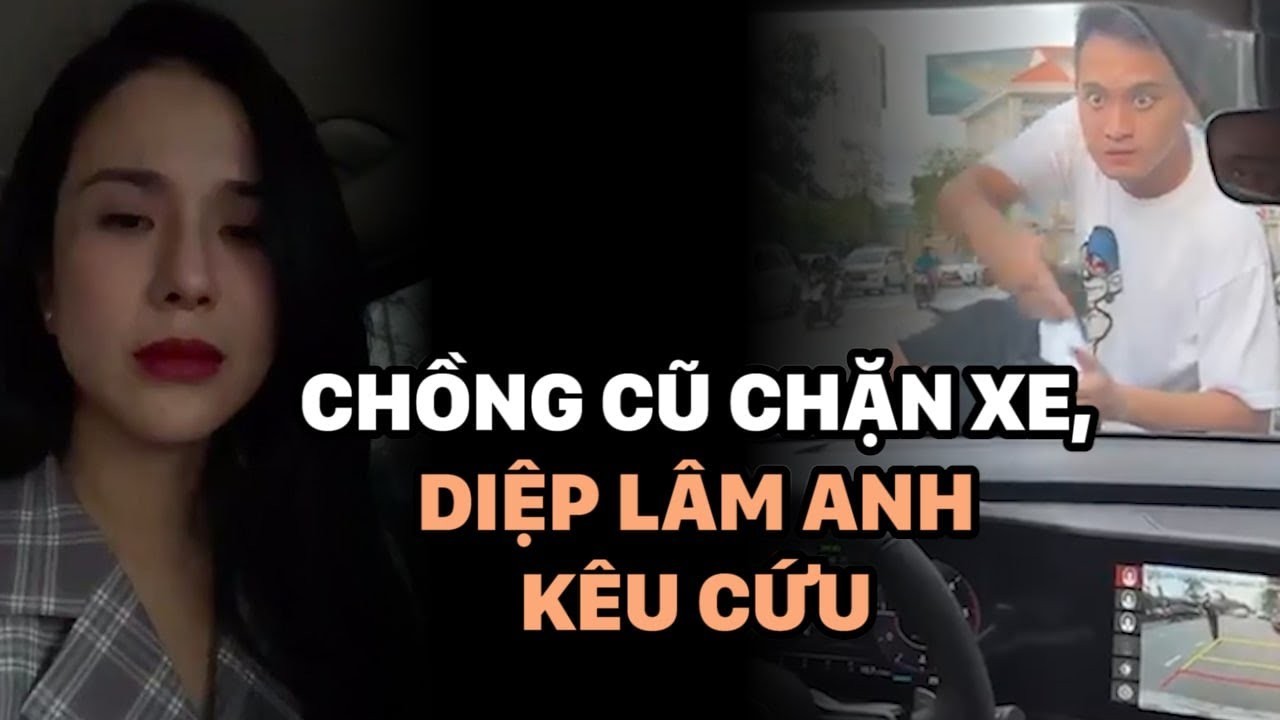 Táng 11/2022, Diệp Lâm Anh bị chồng chặn xe giữa đường