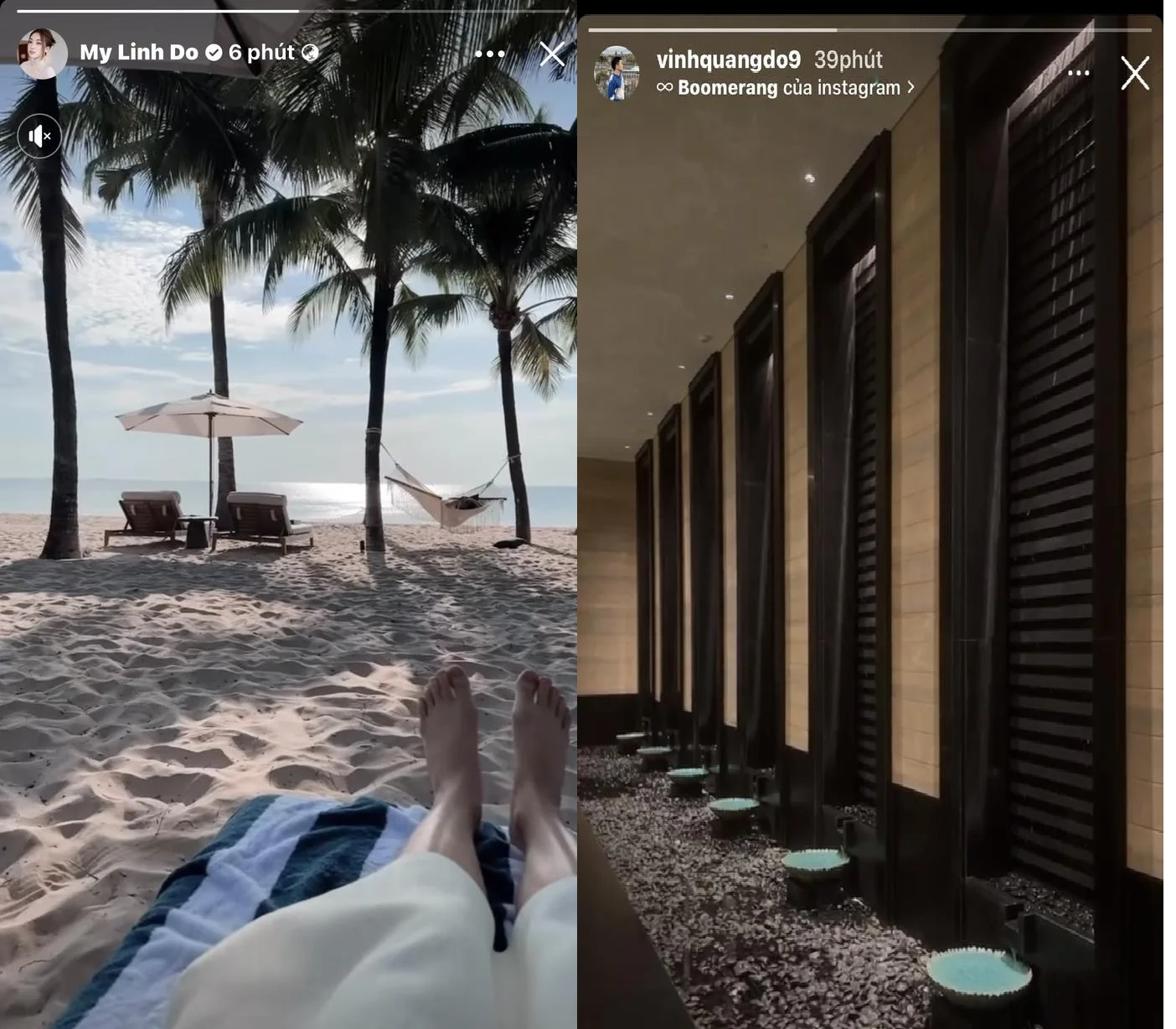 Vợ chồng Đỗ Mỹ Linh - Đỗ Vinh Quang hâm nóng tình cảm bằng chuyến du lịch đầu năm ở Phú Quốc