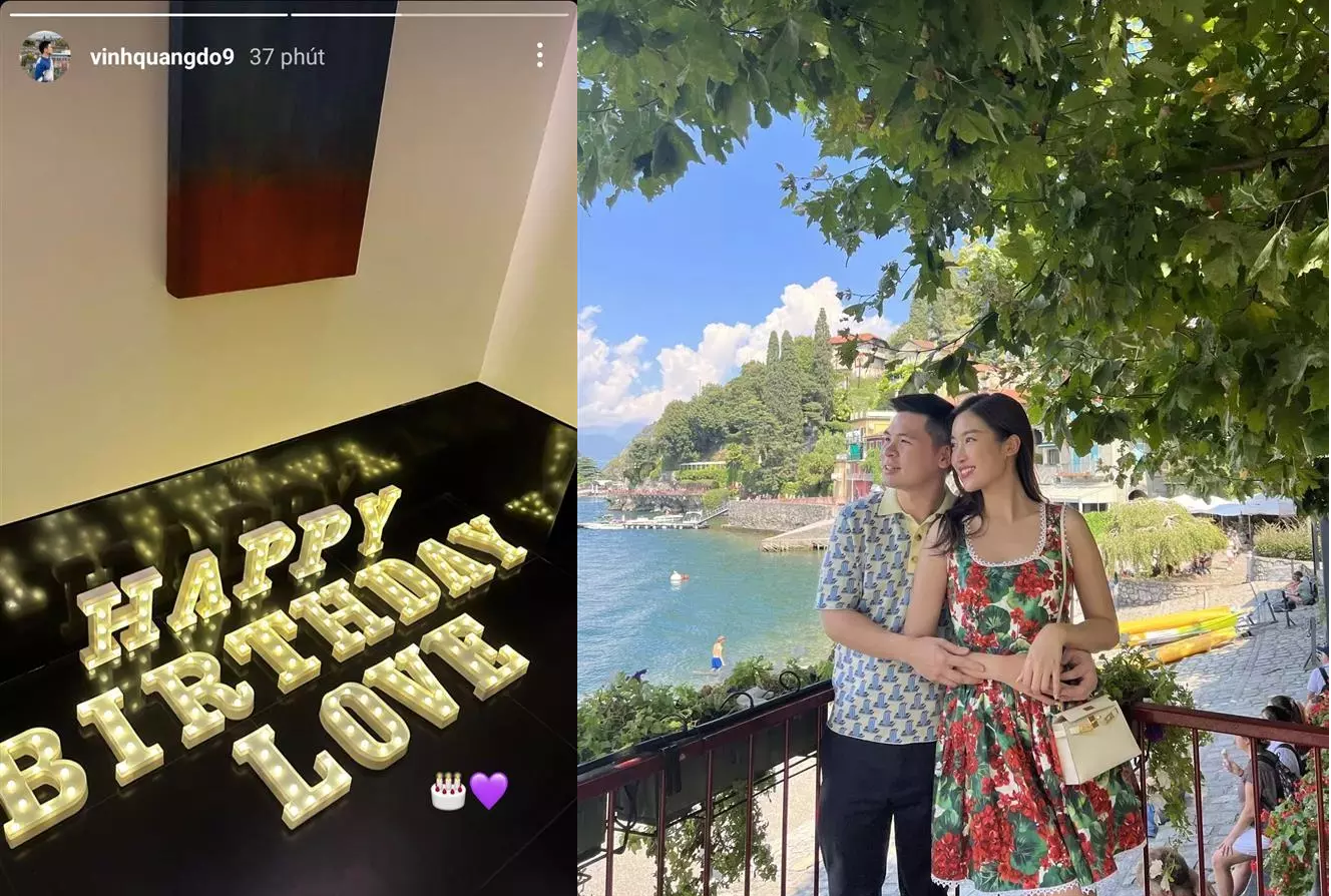 Đỗ Vinh Quang khoe được vợ tổ chức sinh nhật vô cùng ấm cúng