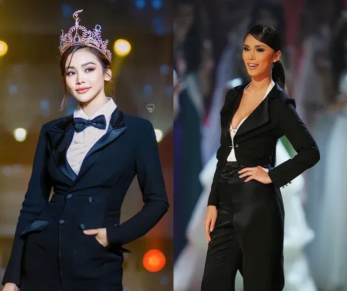 Thần thái là vậy, nhưng visual của Engfa Waraha như 'copy' nguyên Miss Universe 2007 - Mori Riyo Thần thái là vậy, nhưng visual của Engfa Waraha như 'copy' nguyên Miss Universe 2007 - Mori Riyo
