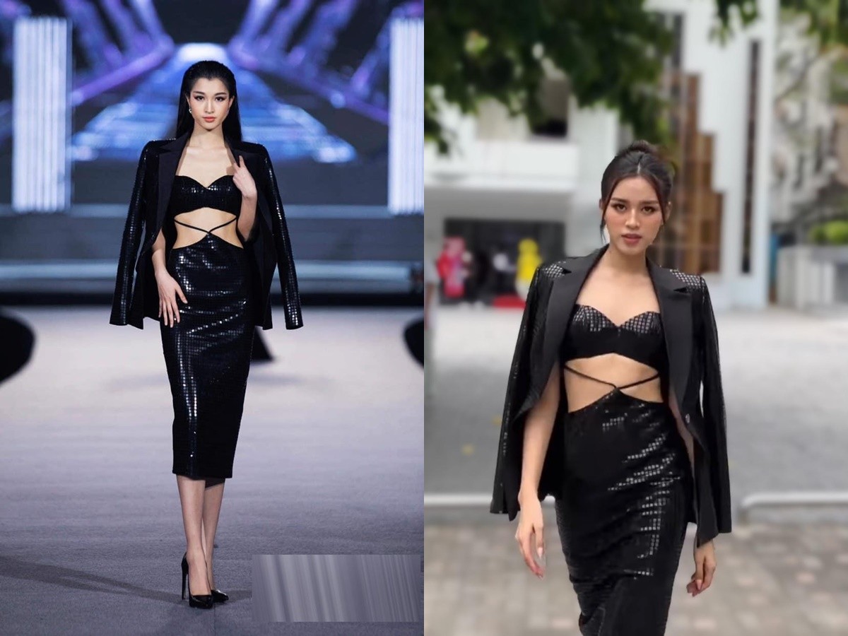 Hai nàng hậu xứ Thanh cùng diện chung một thiết kế, 'người tám lạng, kẻ nửa cân'