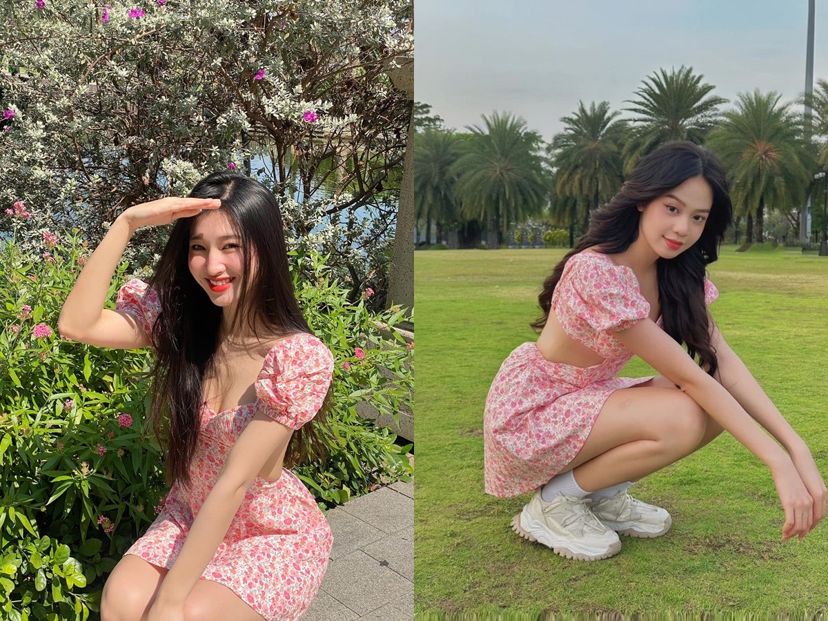 Huỳnh Thị Thanh Thủy cũng từng diện chiếc váy ấn tượng này, cả hai có màn đụng hàng bất phân thắng bại