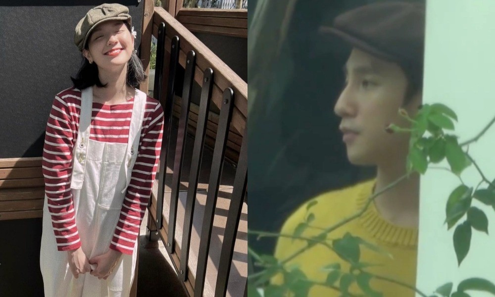 Sơn Tùng - Hải Tú đội mũ hao hao nhau