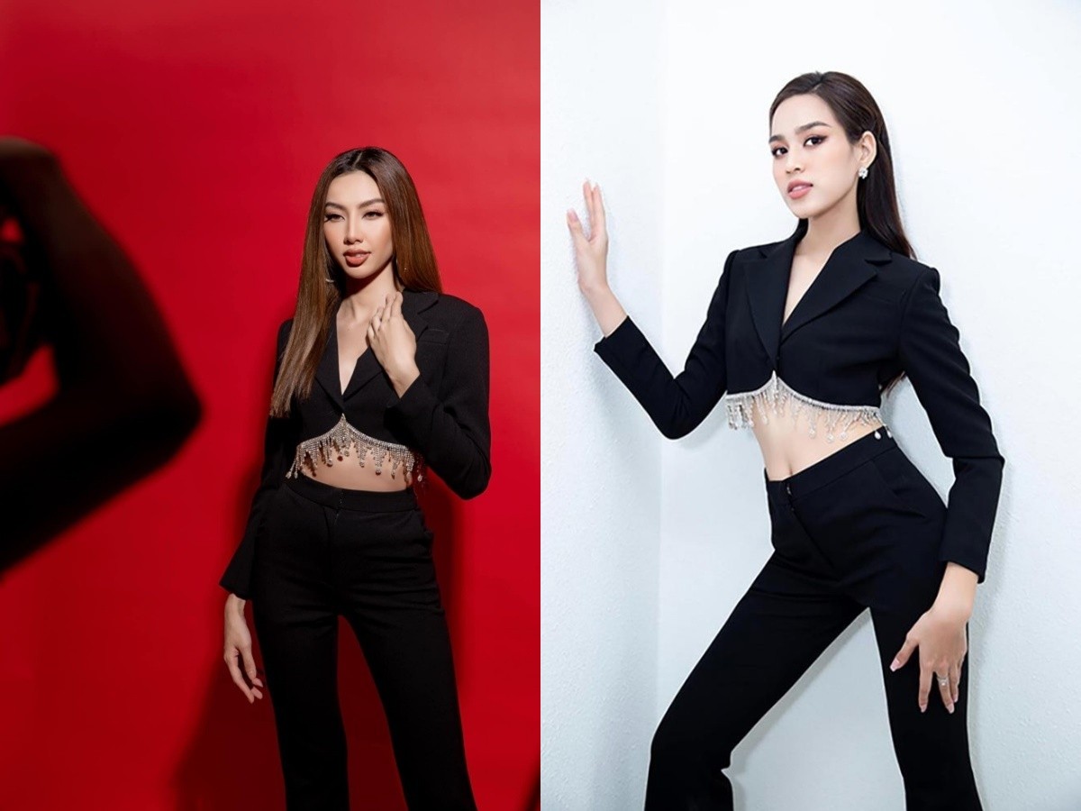 Thùy Tiên quyền lực tựa quý cô la-tinh thì Đỗ Thị Hà lại nhẹ nhàng khi diện chung 1 thiết kế vest