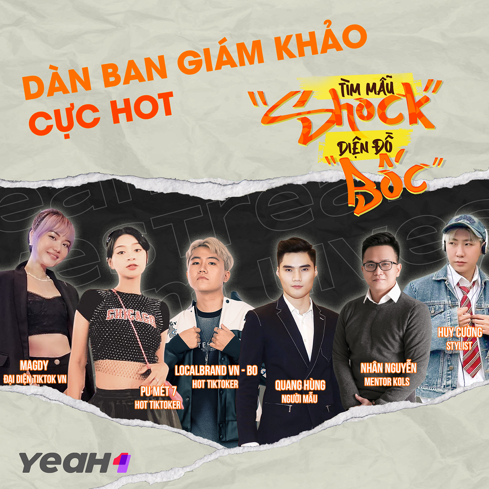 Hé lộ dàn giám khảo Casting Call Tìm mẫu “SHOCK” diện đồ “BỐC” 1 Hé lộ dàn giám khảo Casting Call Tìm mẫu “SHOCK” diện đồ “BỐC” 1