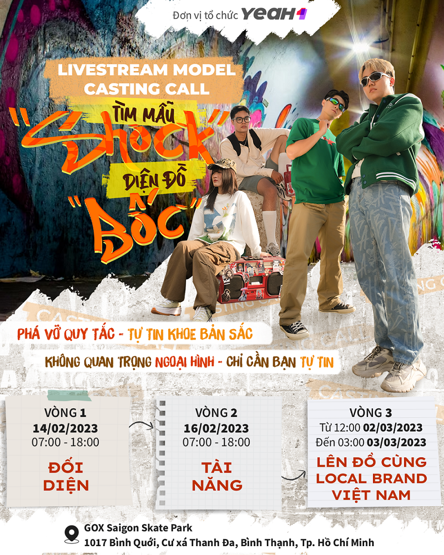 Hé lộ dàn giám khảo Casting Call Tìm mẫu “SHOCK” diện đồ “BỐC” 8 Hé lộ dàn giám khảo Casting Call Tìm mẫu “SHOCK” diện đồ “BỐC” 8