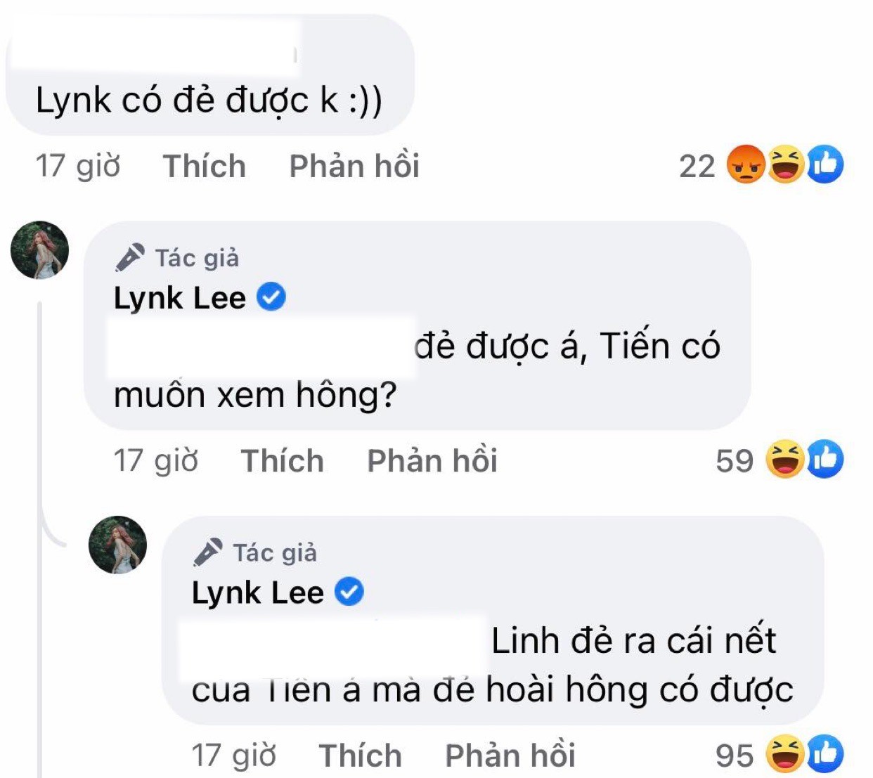 Trước câu hỏi kém duyên có đẻ được không, Lynk Lee đã có pha đáp trả cực 'gắt'