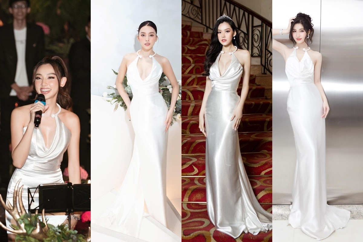 Diện chung một thiết kế váy, Phương Nhi - Thùy Tiên - Tường San - Tiểu Vy ai hơn ai?