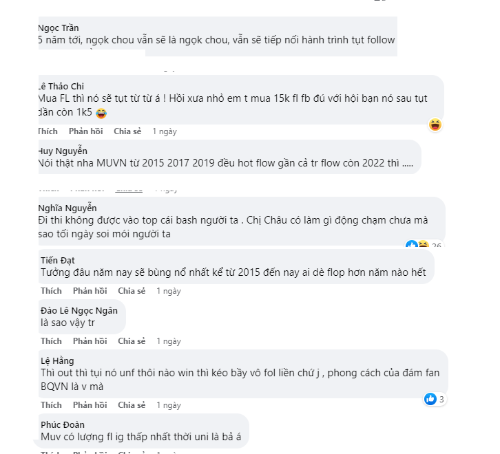 CDM thảo luận về việc Ngọc Châu bị tụt giảm lượng người theo dõi