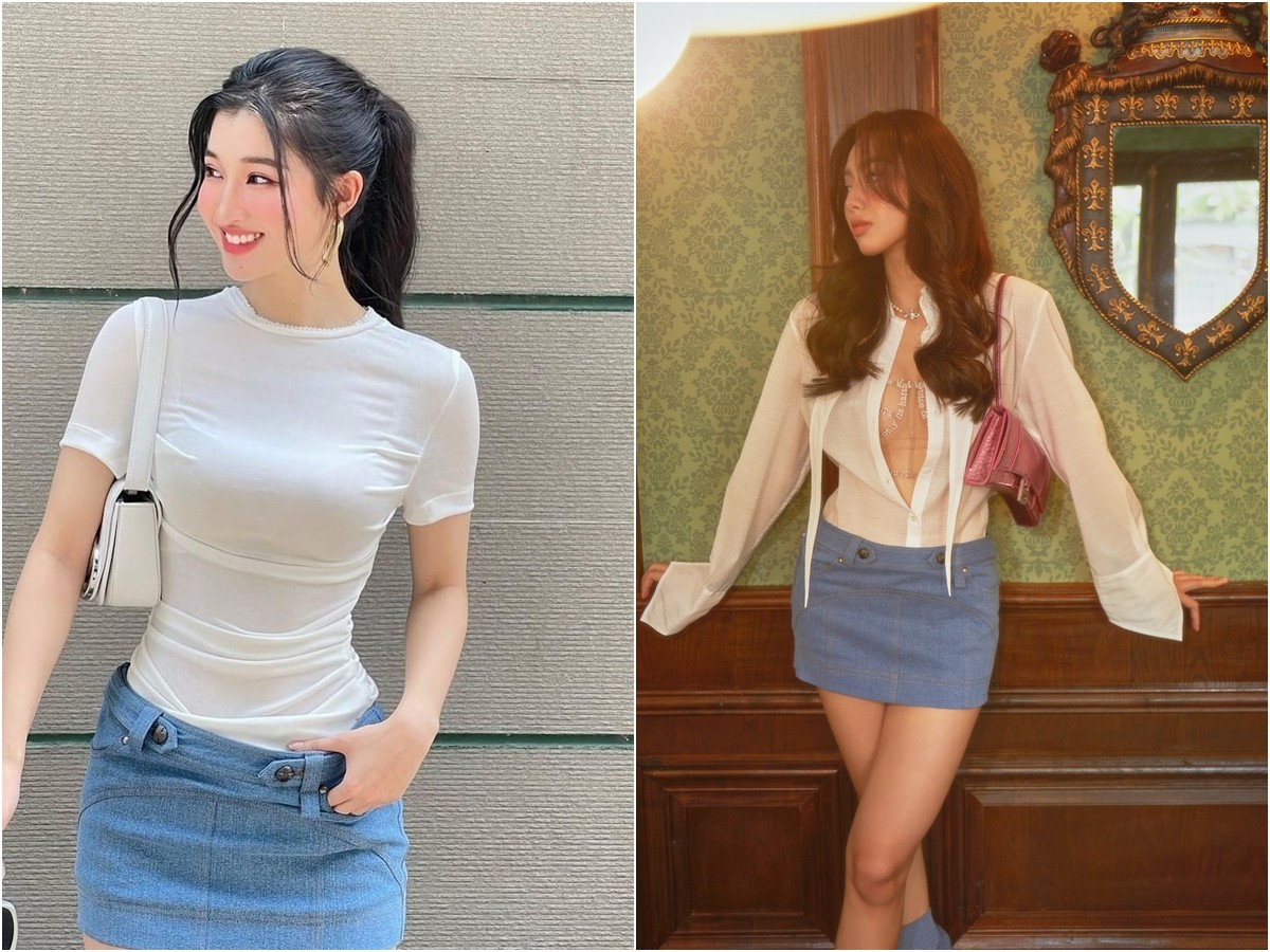 Thùy Tiên - Phương Nhi cùng lăng xê một style