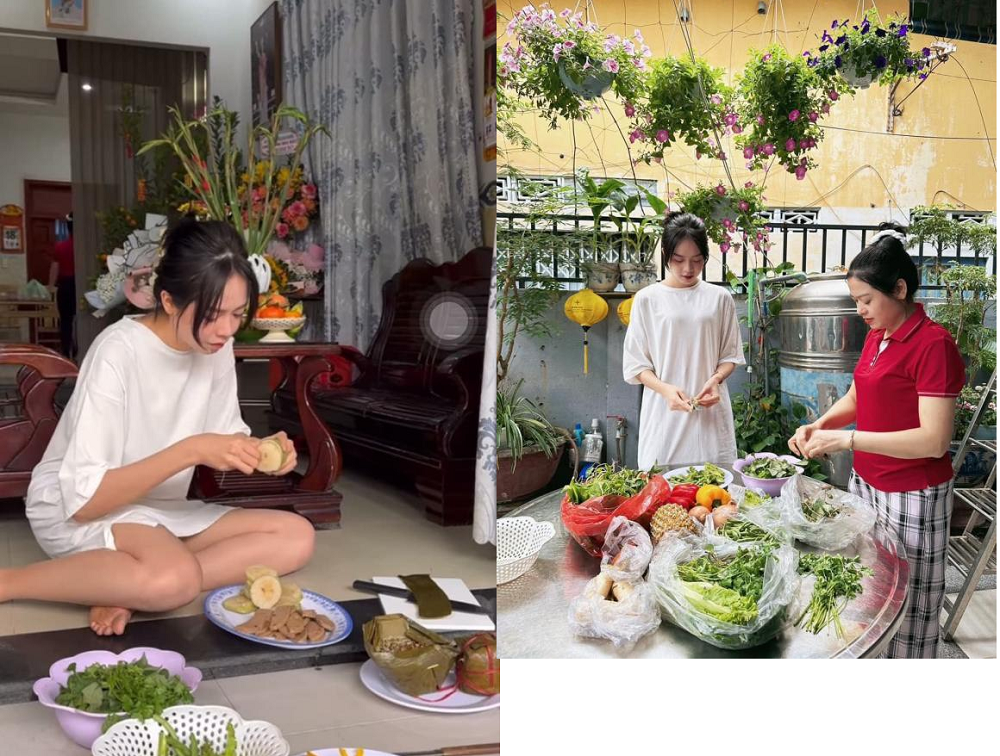 Rời xa những bộ cánh kiêu sa khi dự thảm đỏ, Thanh Thủy 'phiên bản' ở nhà lại nhẹ nhàng vô cùng