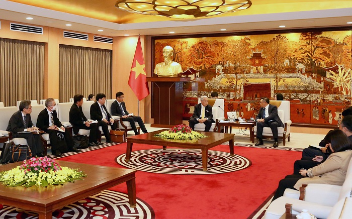 Quang cảnh buổi tiếp Quang cảnh buổi tiếp