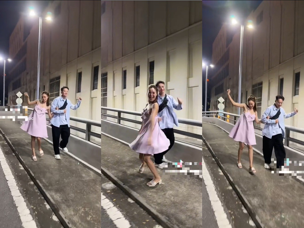 Ninh Dương Lan Ngọc vui vẻ bên ST Sơn Thạch