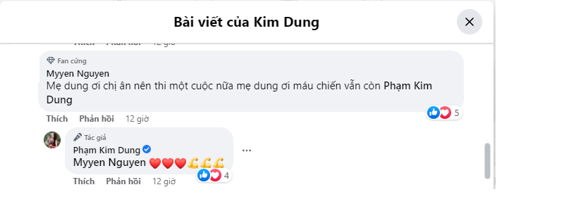 CDM bình luận dưới bài đăng của 'bà trùm Hoa hậu' - Phạm Kim Dung
