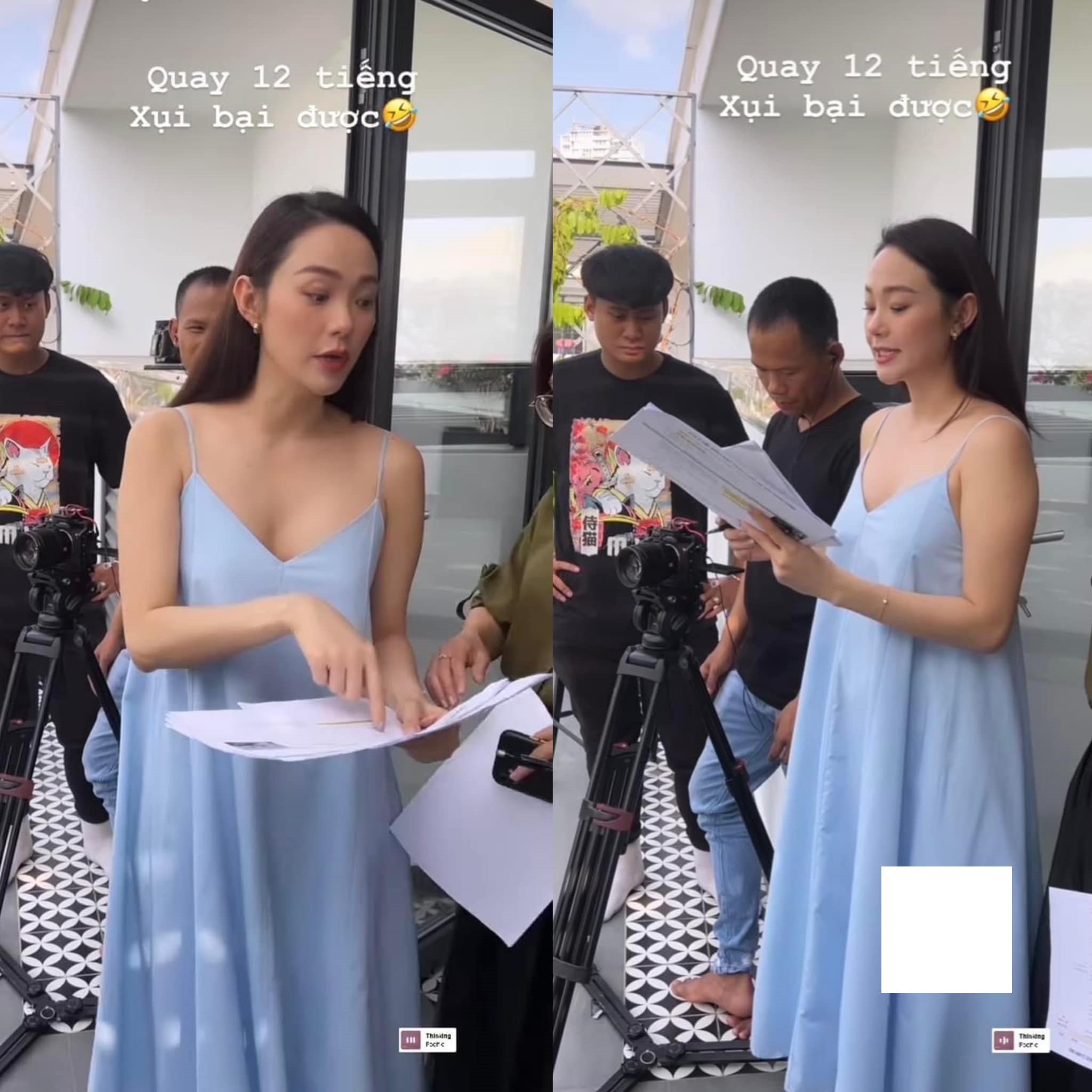 CAM thường bắt trọn mẹ bầu Minh Hằng