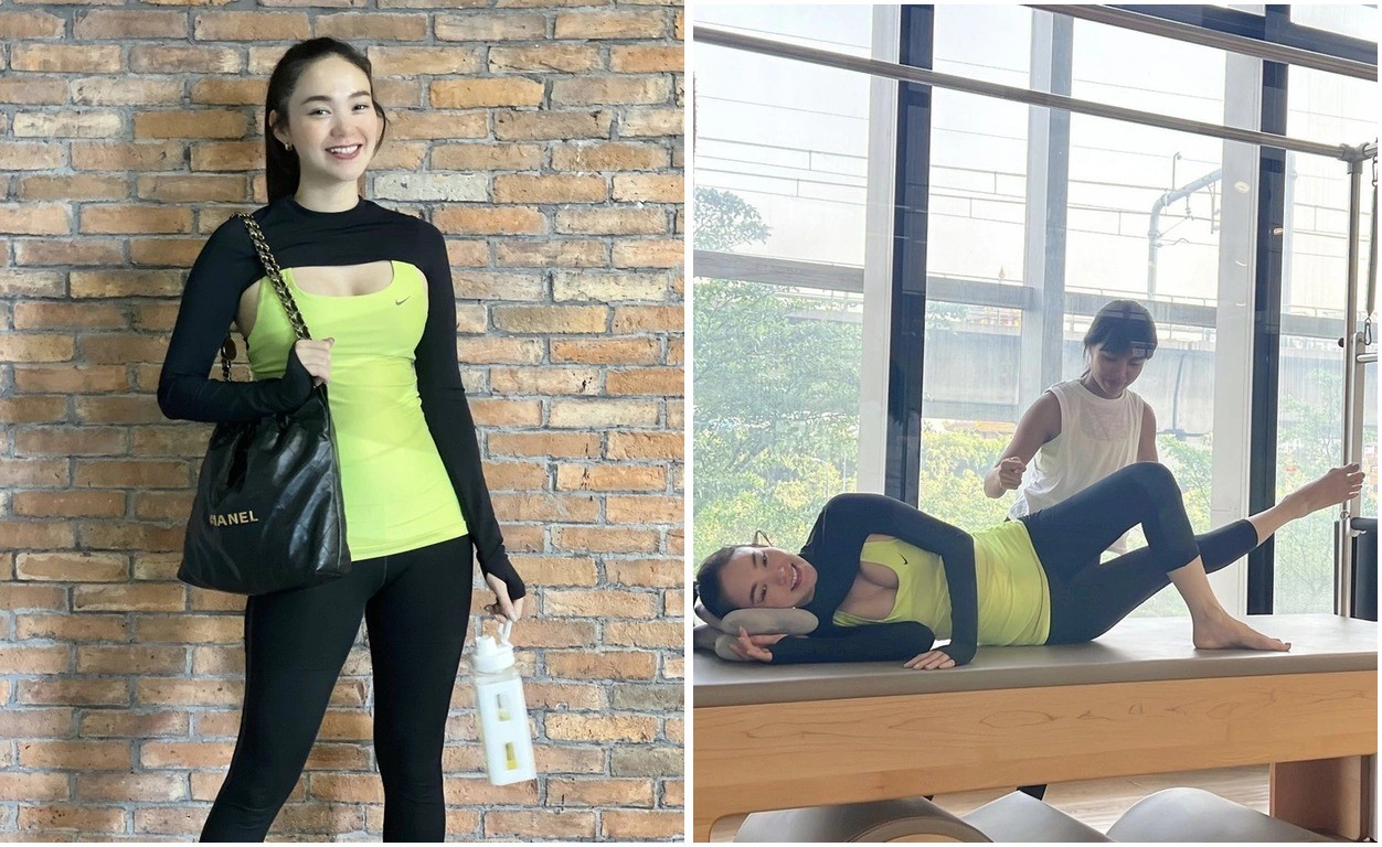 Minh Hằng tích cực và chú ý luyện tập để có sức khoẻ tốt nhất