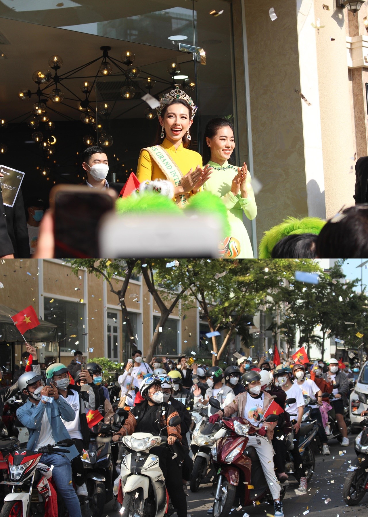 Nguyễn Thúc Thùy Tiên về nước sau khi đăng quang Miss Grand International 2021
