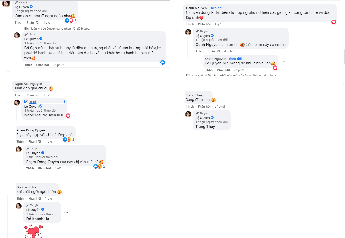 Dân tình tranh cãi kịch liệt vì mắng anti-fan, đây là thái độ của Lệ Quyên 5 Dân tình tranh cãi kịch liệt vì mắng anti-fan, đây là thái độ của Lệ Quyên 5
