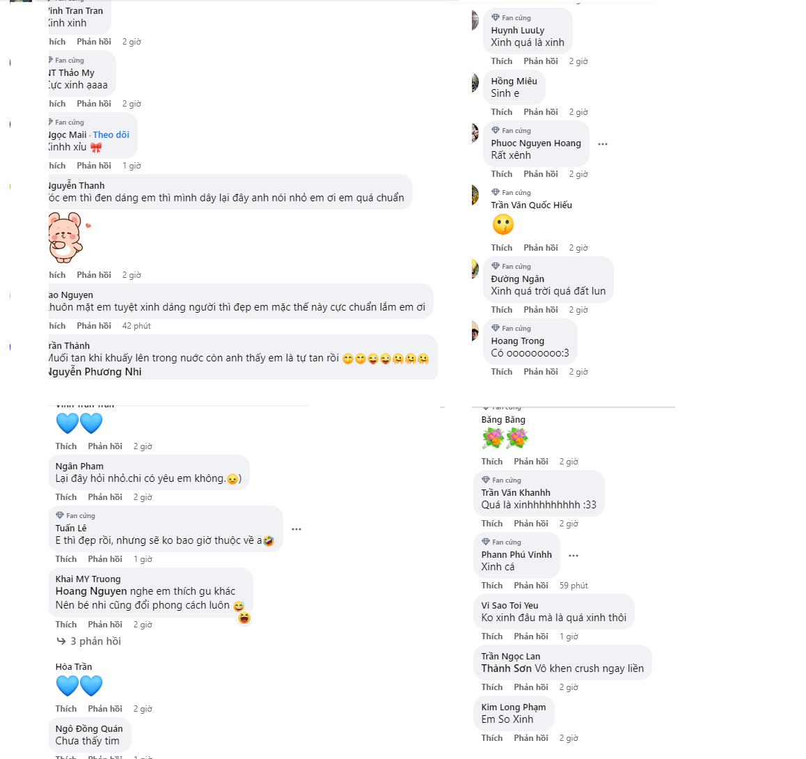 CDM khen ngợi nhan sắc Phương Nhi