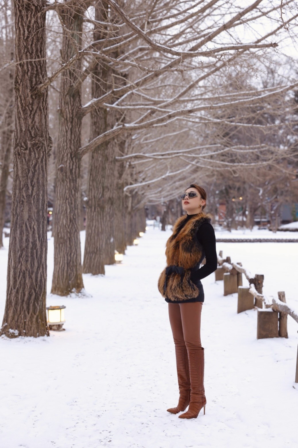 Phương Oanh sang chảnh tại xứ Hàn