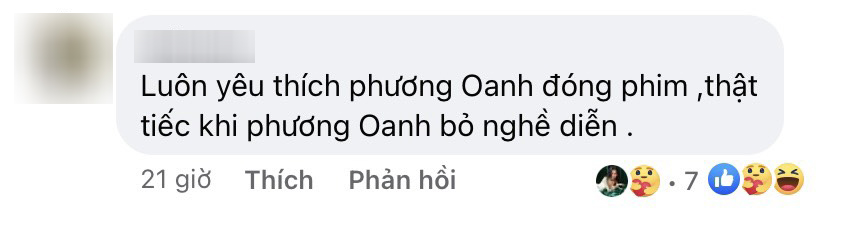 Khán giả tiếc khi 'bỏ nghề diễn', đây là thái độ của Phương Oanh 3 Khán giả tiếc khi 'bỏ nghề diễn', đây là thái độ của Phương Oanh 3