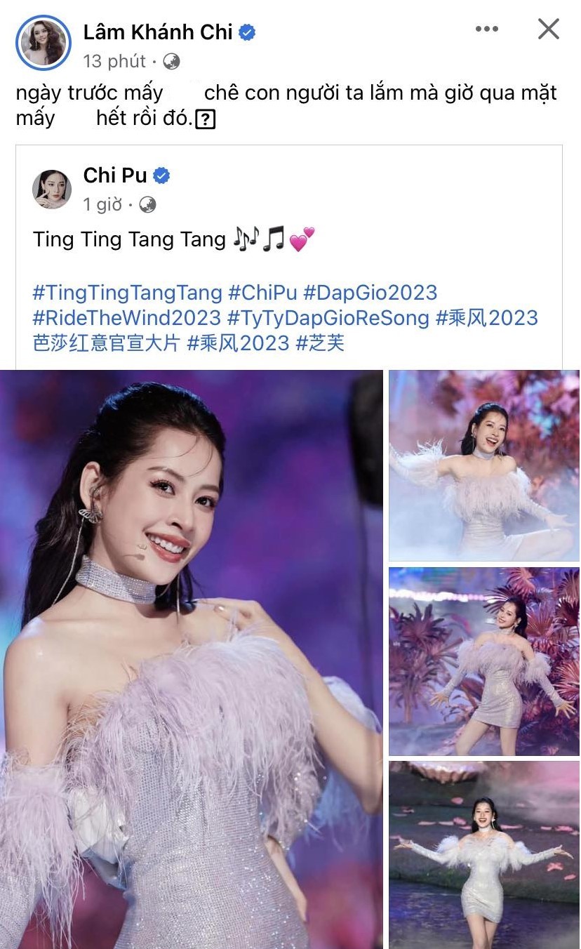Lâm Khánh Chi khen ngợi Chi Pu Lâm Khánh Chi khen ngợi Chi Pu
