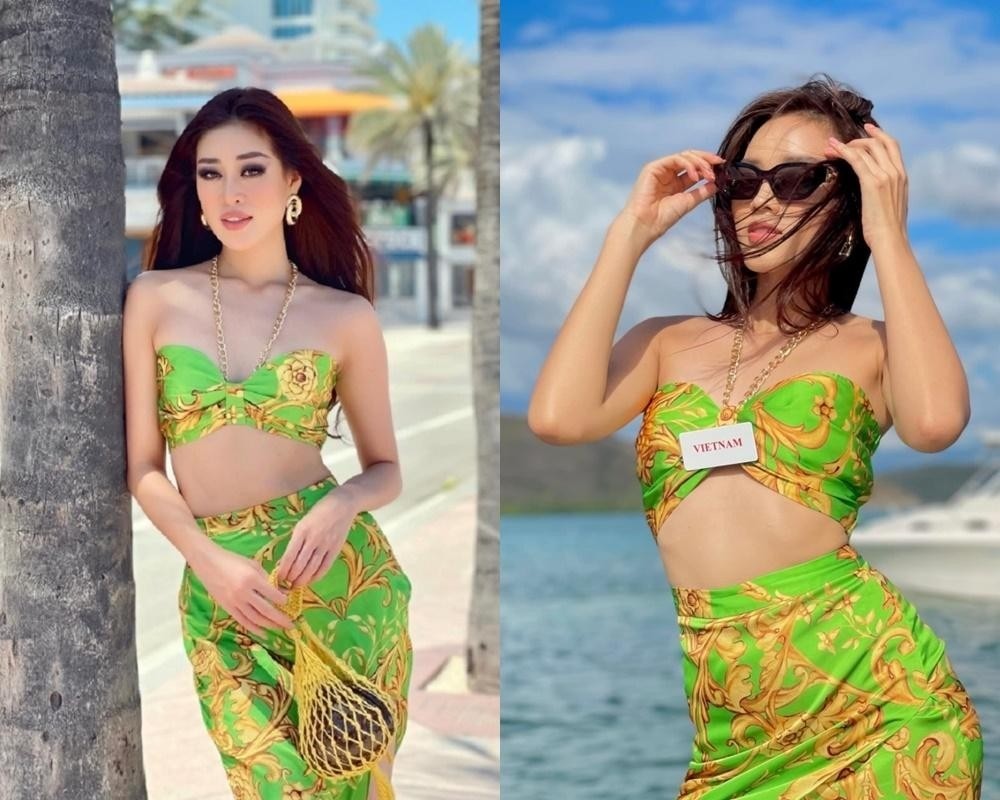 Đỗ Thị Hà đụng hàng với Khánh Vân