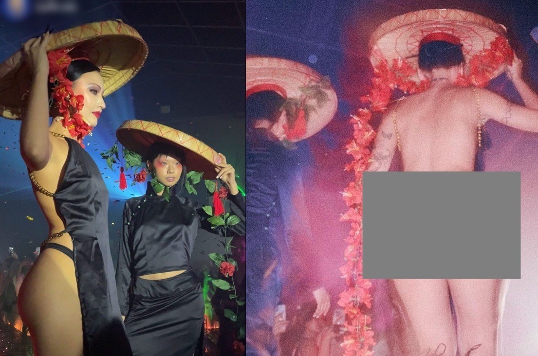 Những hình ảnh trong show 'New Tradition' của nhà thiết kế Tường Danh khiến dân tình không khỏi tranh cãi