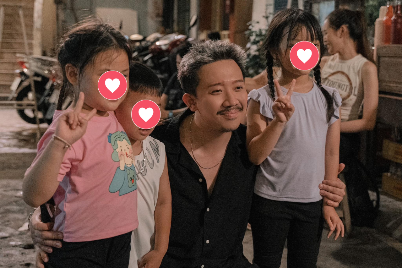 Trấn Thành chia sẻ hình ảnh chụp cùng các fan nhí kèm những lời chúc ý nghĩa nhân ngày Quốc tế Thiếu nhi 1/6