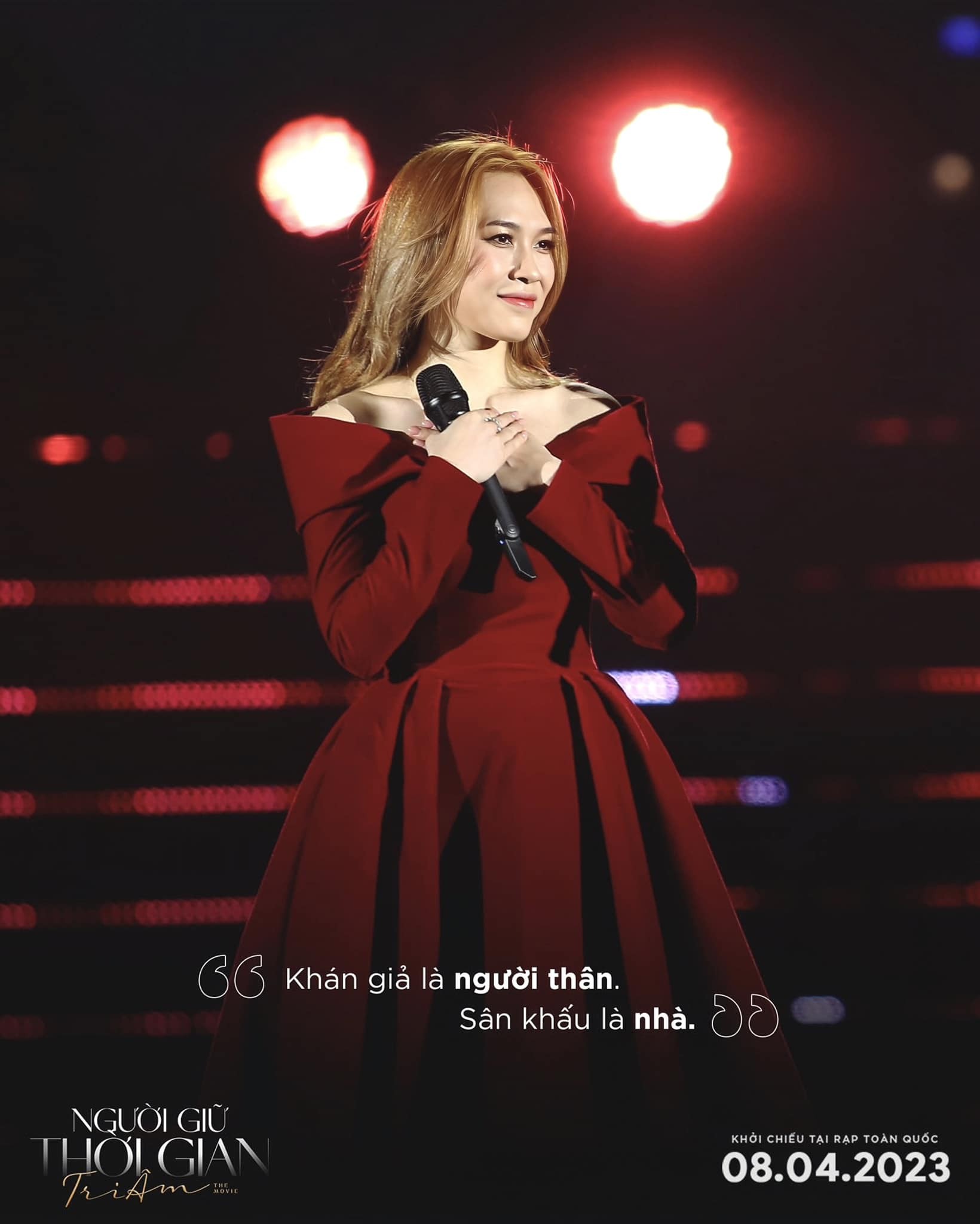 Mỹ Tâm truyền tải nhiều thông điệp tích cực