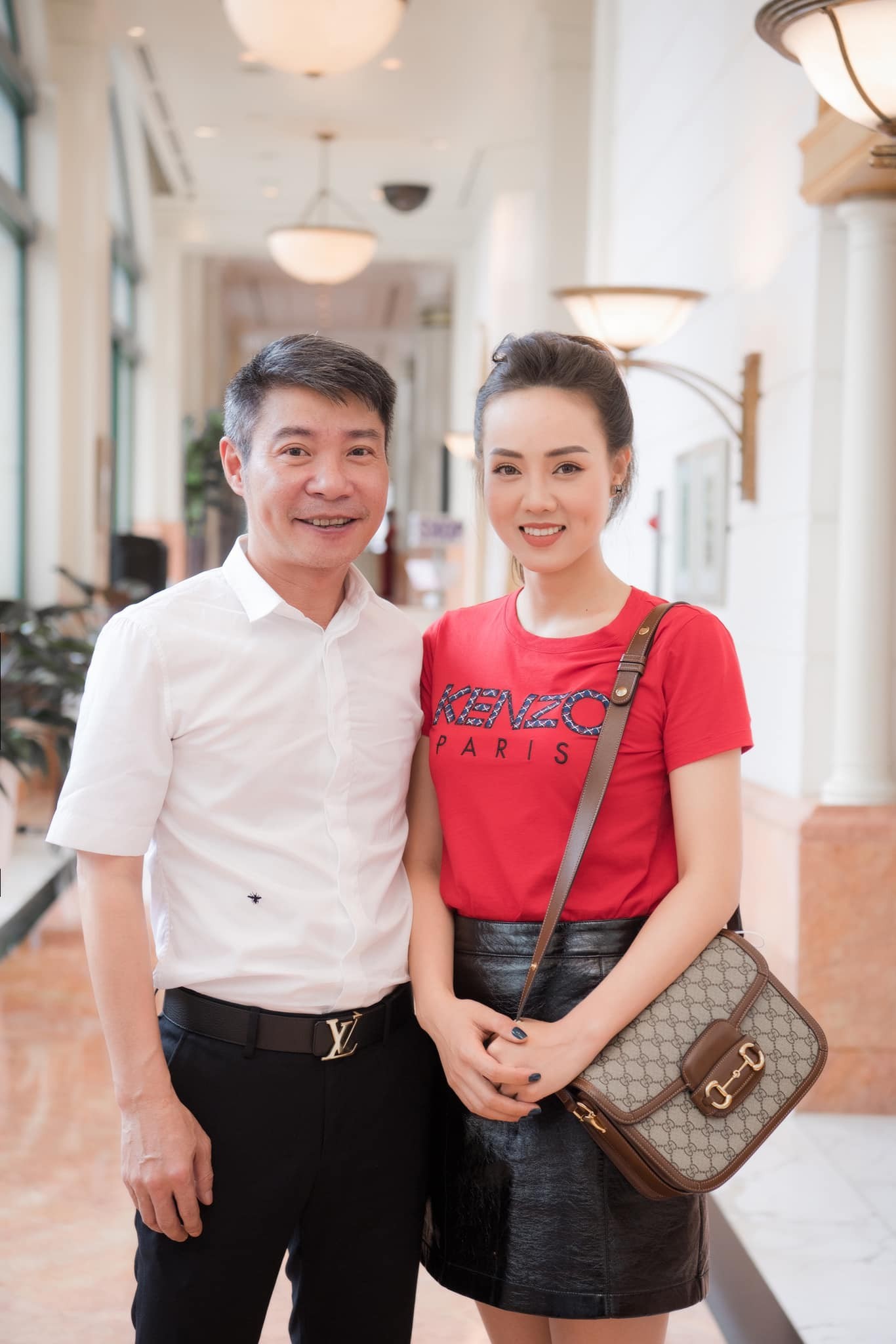 Ngọc Hà - vợ Công Lý luôn đồng hành cùng hành trình phục hồi của chồng 