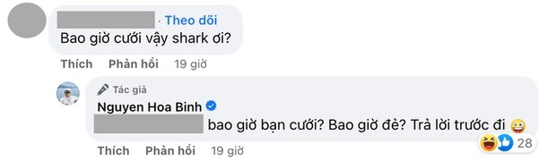 Shark Bình đáp trả trước câu hỏi về chuyện cưới xin Shark Bình đáp trả trước câu hỏi về chuyện cưới xin