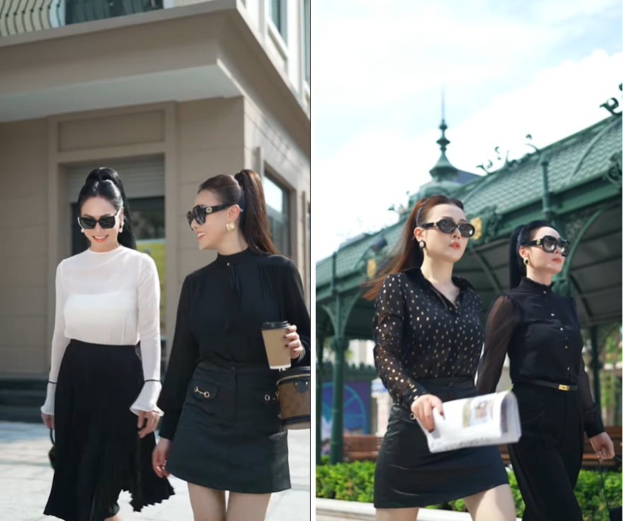 Phương Oanh và 'mẹ chồng màn ảnh' - Quách Thu Phương khoe khí chất sang chảnh trong video mới