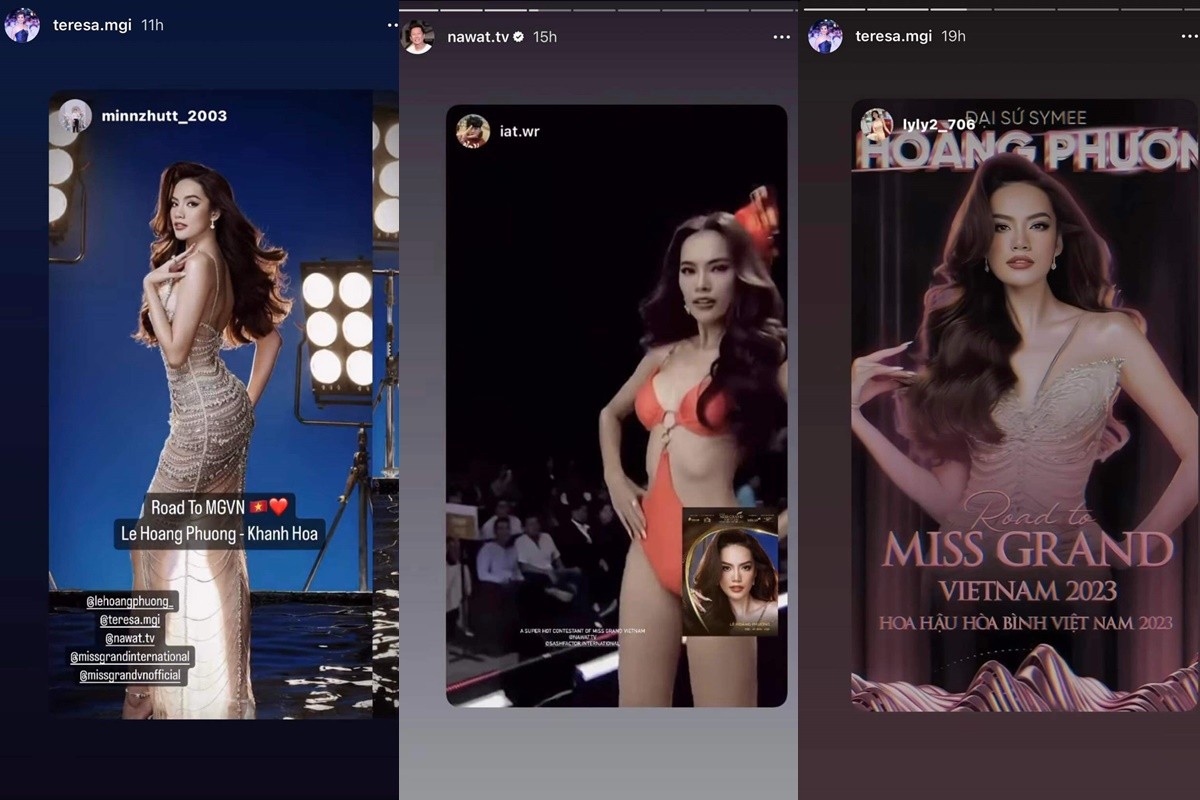 Người đứng đầu tổ chức Miss Grand International bày tỏ sự quan tâm đến Lê Hoàng Phương