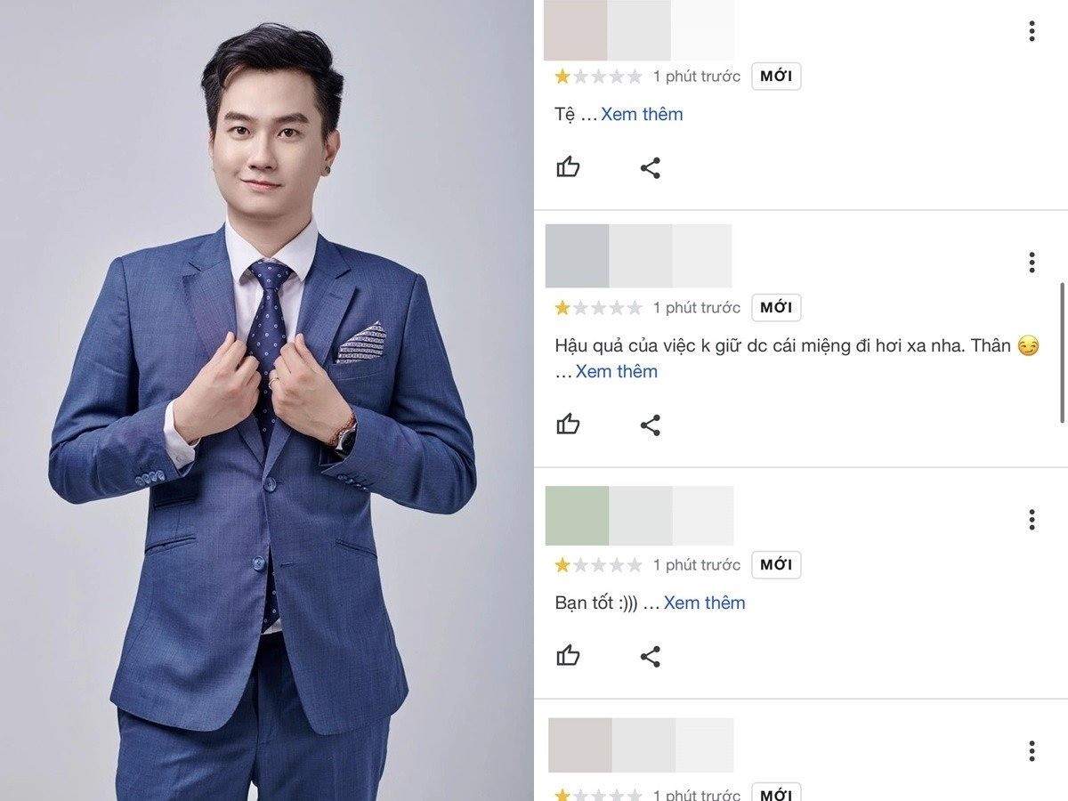 Nhà hàng của Anh Tuấn còn nhận về 'bão 1 sao' từ cộng đồng mạng