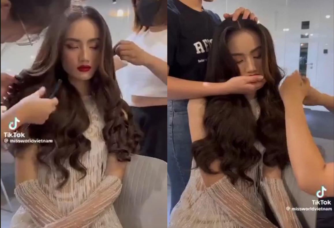 Ý Nhi ngủ gật trong lúc trang điểm khiến fan sắc đẹp xót xa