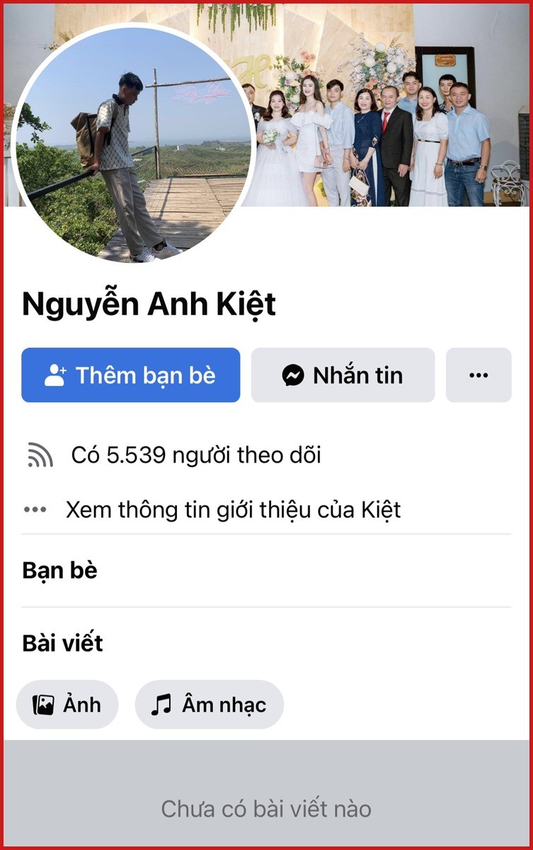 Bạn trai Ý Nhi hạn chế tương tác trên mạng xã hội Bạn trai Ý Nhi hạn chế tương tác trên mạng xã hội