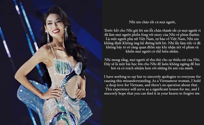 Thảo Nhi Lê phải lên tiếng xin lỗi sau khi hứng chịu 'bão phẫn nộ' từ dư luận Thảo Nhi Lê phải lên tiếng xin lỗi sau khi hứng chịu 'bão phẫn nộ' từ dư luận