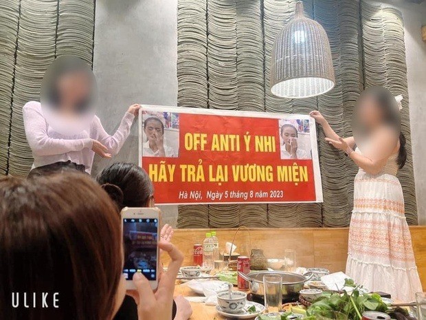 Hình ảnh buổi offline antifan Ý Nhi được đăng tải gây nhiều tranh cãi. Ảnh: Internet Hình ảnh buổi offline antifan Ý Nhi được đăng tải gây nhiều tranh cãi. Ảnh: Internet