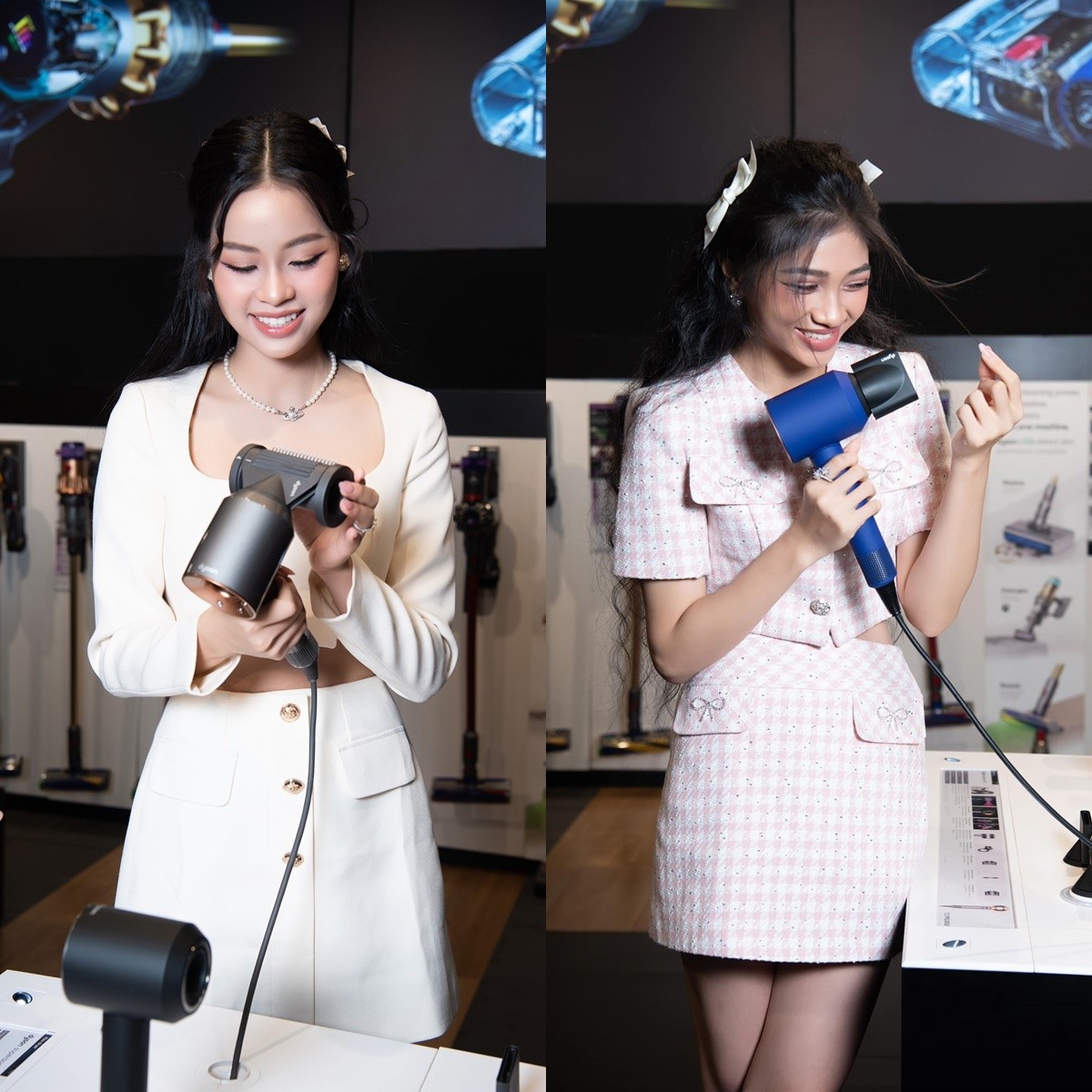 Đào Hiền - Minh Kiên trưng diện trang phục phô trọn vòng eo phẳng lì