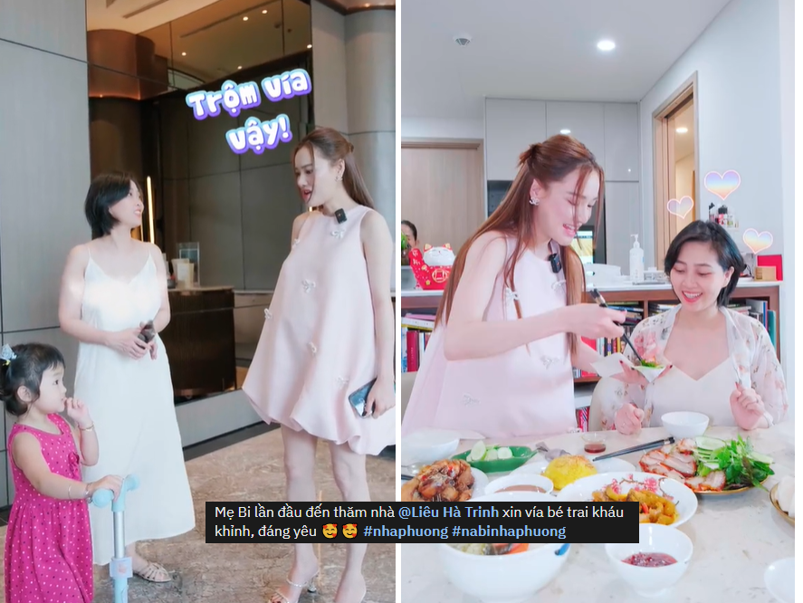 Nhã Phương liên tục gọi mình là 'mẹ Bi' khiến nhiều người cho rằng đây là tên gọi thân mặt của nhóc tì thứ 2