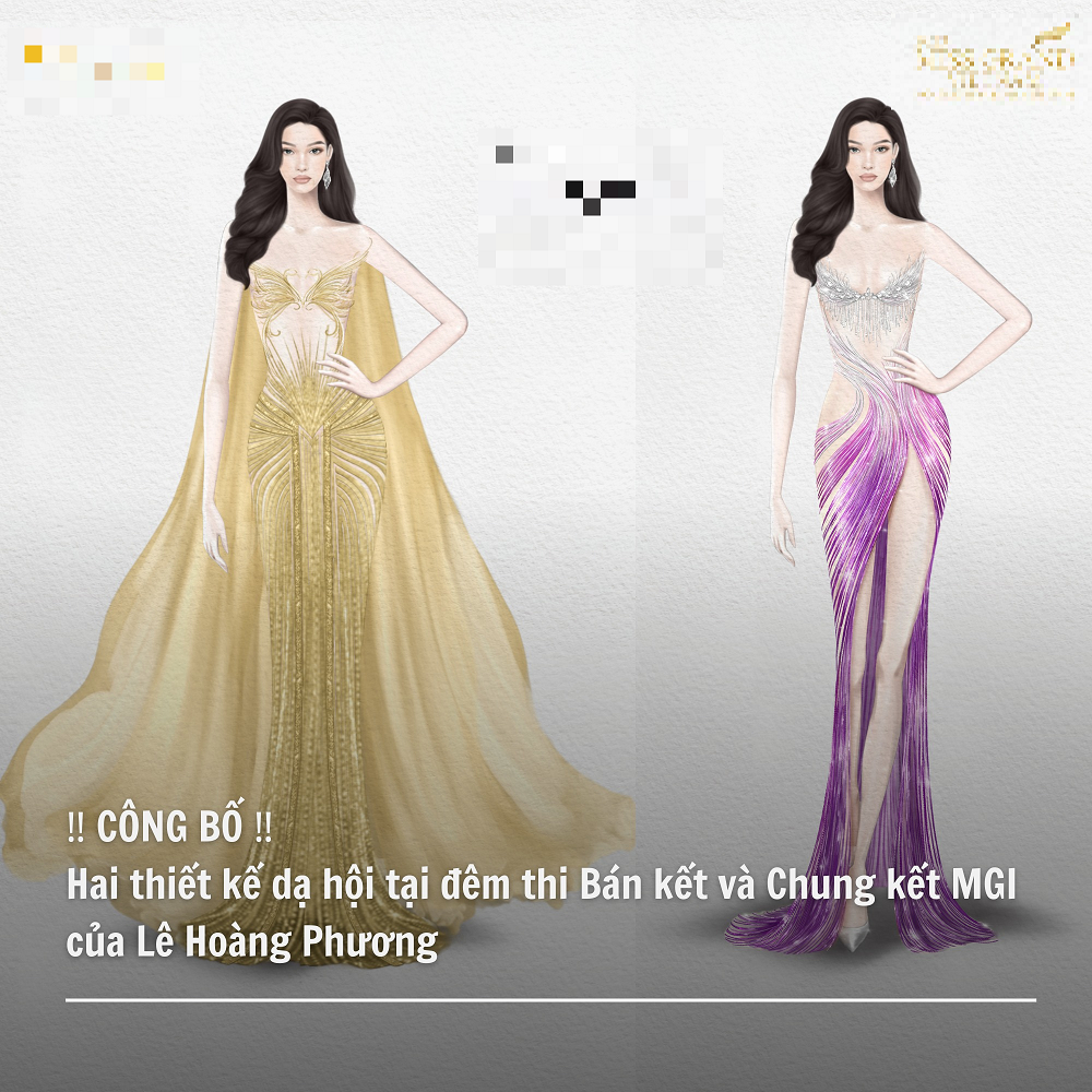 2 thiết kế dạ hội của Lê Hoàng Phương trong đêm thi bán kết và chung kết Miss Grand International 2023 2 thiết kế dạ hội của Lê Hoàng Phương trong đêm thi bán kết và chung kết Miss Grand International 2023