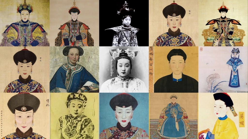 Chân dung các phi tần thời nhà Thanh. Ành: Internet