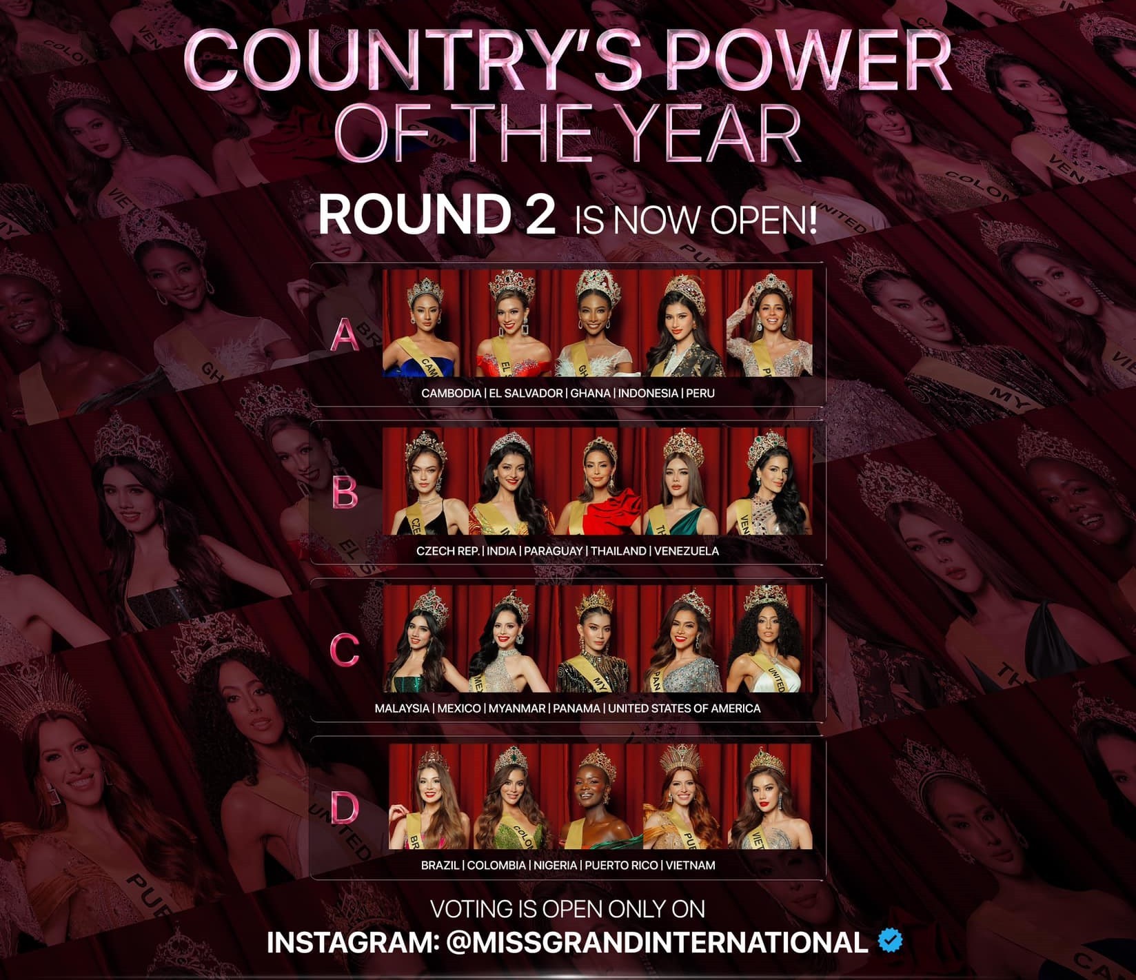 Cuộc đua nghẹt thở của Country's Power Of The Year Cuộc đua nghẹt thở của Country's Power Of The Year
